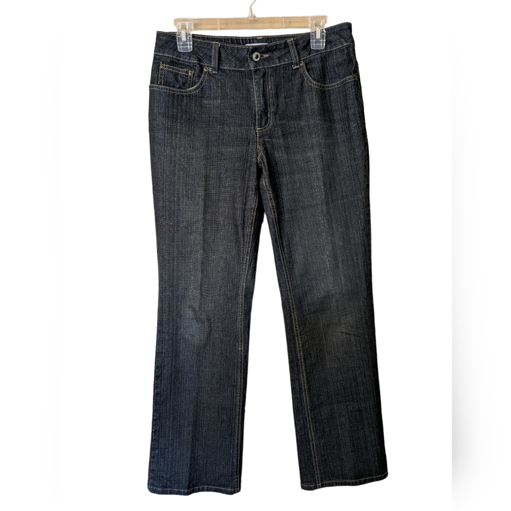 Coldwater Creek Dark blue mid rise Jeans. NWOT. Sz. 8 petite
